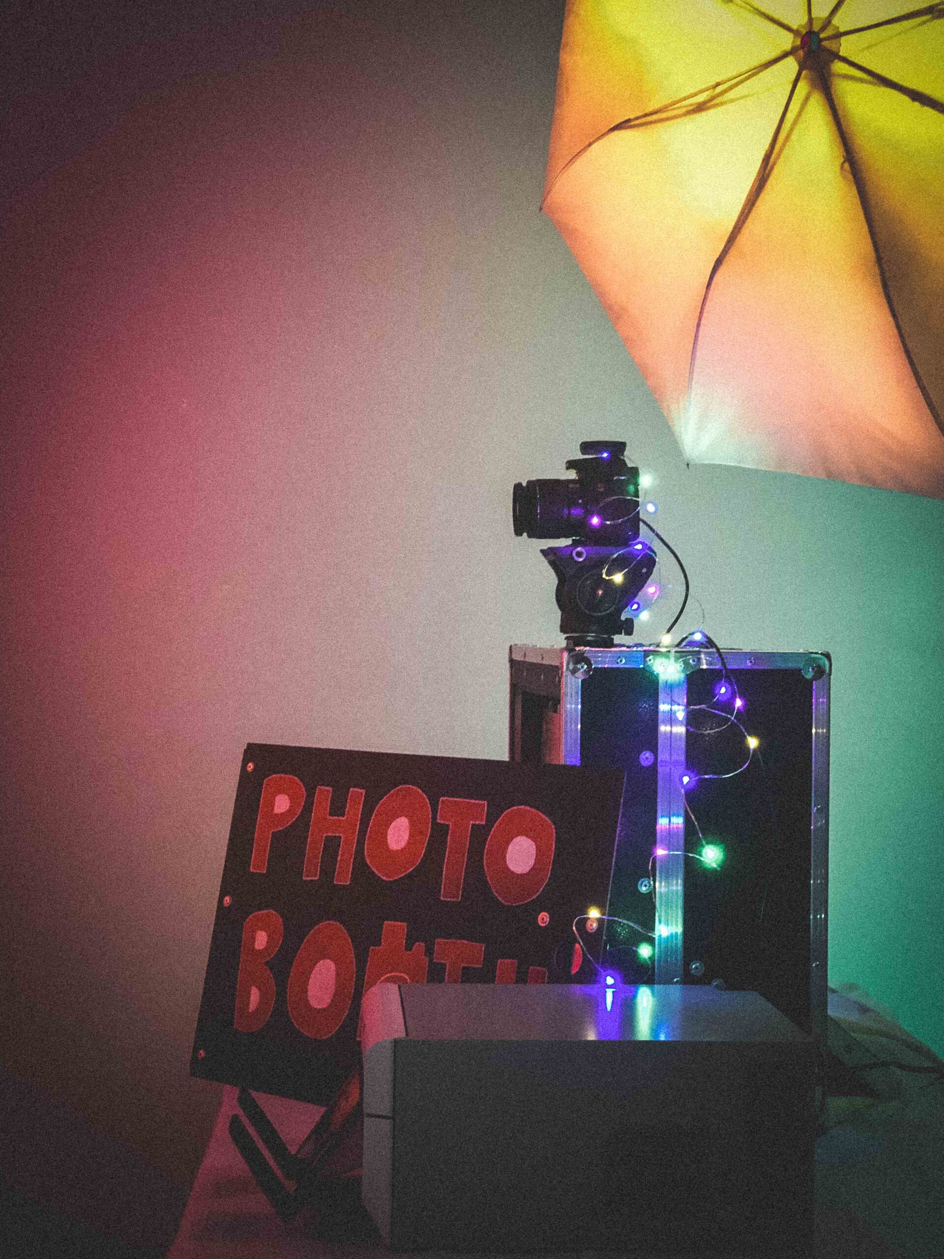 Photobooth, womit eure Gäste lustige Selfies schiessen können